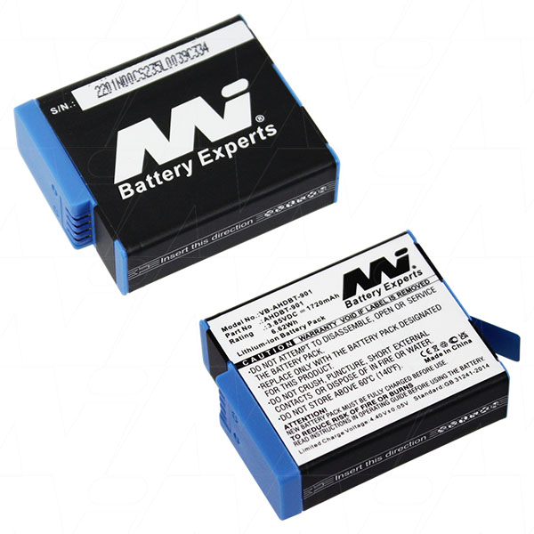 MI Battery Experts VB-AHDBT-901-BP1